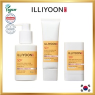 [ILLIYOON] Daily Mineral Sun Stick 20g/Mineral Skin Barrier Sun Cream 50ml/Mild Easy-Wash Sun Cream 