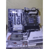 Asrock ab350 pro 4 amd ryzen am4 normal nominal