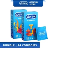 Durex Condom 12's (Love) + 12's (Fit)