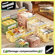 Large Capacity Storage Box Toy Organizer Household Plastic Storage Box Cartoon Toy Miscellaneous Box