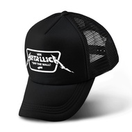 หมวก Trucker JARING SABLON-Metallica X Vans หมวก Trucker Snapback หมวกปรับระดับได้