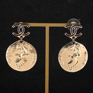 CHANEL(香奈兒)  合金 22A 手工坊 金幣耳環