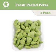 [BTW &amp; PNG AREA ONLY] FRESH PEELED PETAI / PETAI KOPEK SIAP  1PACK