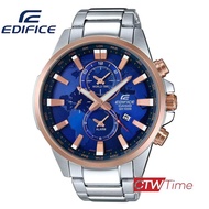 Casio Edifice นาฬิกาข้อมือผู้ชาย สายสแตนเลส รุ่น EFR-303PG-2AVUDF (สีน้ำเงิน)