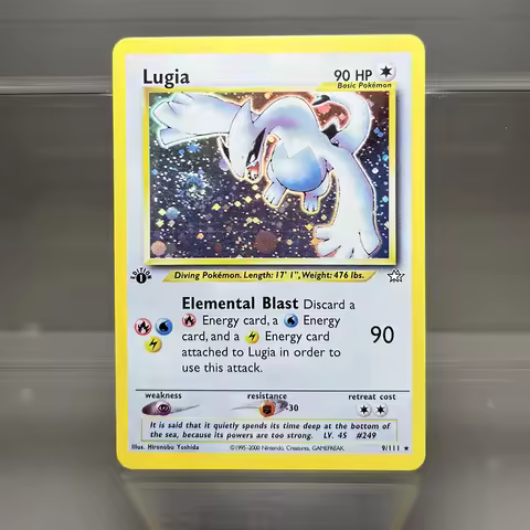 PKM Proxy Cards Classic 1996 1st Edition Mewtwo Gyarados Alakazam Cards Collection PTCG Neo Genesis
