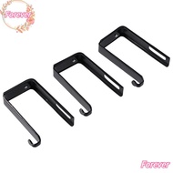 FOREVER Adjustable Cubicle Hangers, Metal Black Door Mirror Hanger, Office Flexibility Cubicle Hange