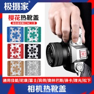 Jishojia Gold Aluminum Alloy Camera Hot Shoe Cover Suitable for Canon R6 R8 200D Nikon Z30 Z6 Z50 Z9