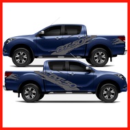 Mazda BT 50 pro สติ๊กเกอร์แต่งลายข้างมาสด้าบีที 50โปร สติ๊กเกอร์ติดรถ ชุดแต่งมาสด้าบีที 50โปร sticke