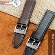 22mm 20mm 24mm Genuine Leather Watch Band for FS4656 FS4682 FS5251 FS5586, Thick Replacement Watchba