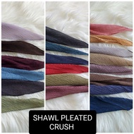 PLEATED SHAWL CRUSH Chiffon Premium & SHAWL CRUSH Chiffon glitter (New Batch)