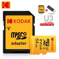 Micro KODAK High Speed U3 128GB / 256GB /512GB V30 TF for 4K HD Memory With SD Adapt For Card 512GB