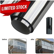 UV Reflective Grey&amp;Silver Solar Window Film Heat Insulation Shading Home Mirror Glass Sticker Tinted Building Tint Decal
