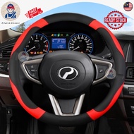 Car Steering Cover PU Leather 38CM Stering Cover All Model Proton/Perodua Ativa,Axia,Bezza,Myvi,Alza
