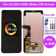 Original V50S ThinQ LCD For LG G8X G8S G8 LCD Display Screen With Frame For LG G8 LCD Replacement Pa