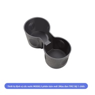 HELLOLEIBOO | Ốp lưng silicon Tesla Model3/Y Trung tâm xe cốc nước giới hạn bảo quản đồ chơi phụ kiệ