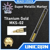 DSPIAE Super Metallic Titanium Gold MKS-02 Gundam Marker Color Cat
