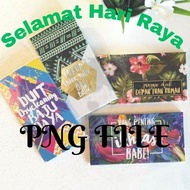 DIY PNG FILE Sampul Raya Aidilfitri 2023 Eksklusif Blank Template SAMPUL DUIT Angpao Money Packet DE