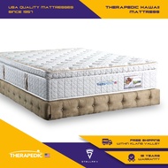 Therapedic Hawaii Mattress, Pocket Spring, Available Sizes (Queen, King, Single, Super Single)
