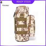 FOCUS Molle Outdoors Tactical Shoulder Bag Water Bottle Pouch Kettle Waist Back Pack