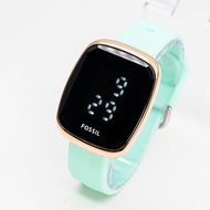 Jam Tangan Fosil Fashion Wanita Touch Screen Tali Ruber Jam Tangan Cewek Terbaru dan Trendi 2023 Jam