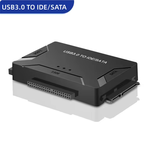 USB 3.0 To SATA IDE Hard Disk Adapter Converter Cable for 3.5 2.5 inch HDD/SSD CD DVD ROM CD-RW 3in1