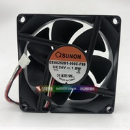 SUNON Jianzhun EE80252B1-000C-F99 8025 24V 1.8W DC Cooling Fan