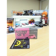 Mini GT 851 Abarth 595 LB Works x Abas Works pink