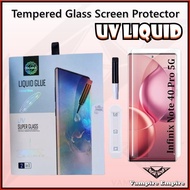 Infinix Note 40 Pro 5G / Zero 30 5G / UV Liquid Glue 3D Tempered Glass Screen Protector