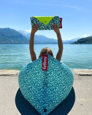 FATBOY  波紋點點綠充氣躺椅/荷蘭第一品牌/免打氣機/室內/室外/