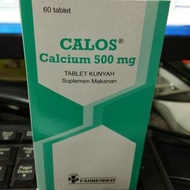 Calos calsium 500mg tablet kunyah