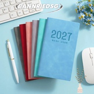 BANNRIEDSG9895Y 2027 A6 Planner Notebook, Portable Lightweight Premium Thick Paper 2027 Schedule Boo