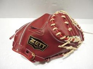 日本品牌 ZETT 552系列 硬式 棒球 捕手手套 酒紅(BPGT-55212)附贈手套袋