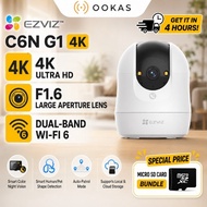 EZVIZ C6N 2MP & C6N G1 4K | Pan Tilt, Wireless WiFi CCTV Camera, AI Tracking, Night Vision, Two-Way 