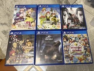 PS4遊戲合集 - 龍が如く極, 數碼寶貝, 侏羅紀世界等