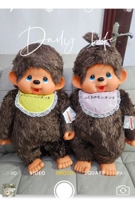 ❤️絕版復刻Monchhichi Vintage  2L 男女公仔一對