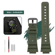 สายนาฬิกายางซิลิโคนกีฬา Nexuiz สำหรับ Casio GSHOCK 5637 GA-900E สายยางยางซิลิโคน GA900 ปรับแต่งได้ ส