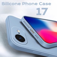 Liquid Silicone Case For Apple iPhone 17e 17 Air Pro Max Shockproof Soft TPU Cover Phone Cases Repla