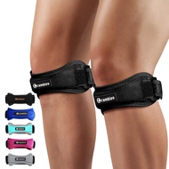 CAMBIVO 2 Pack Knee Braces for Knee Pain, Patella Knee Support Strap, Adjustable Patellar Tendon Sta