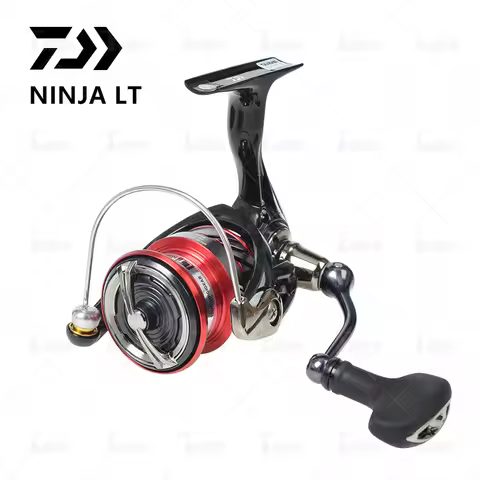 Original DAIWA NINJA LT Spinning Fishing Reel 4BB 5.1-6.2:1 MaxDrag5-12kg Long Cast-ABS 1000 2000 25