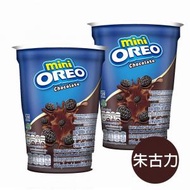 Oreo - 2杯 Mini oreo 迷你 朱古力 夾心餅 (朱古力味) 61.3g (隨行杯裝) (Parallel Import) (平行進口貨品)