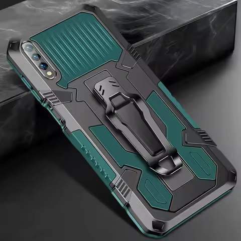 Shockproof Case For Huawei Y8P Y6 Y5 Lite Y9 Y7 Prime 2019 2018 Belt Clip Armor Cover For Huawei Y6P