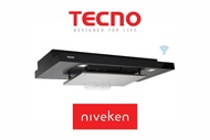 Tecno Slim Line Hood with DYNA-X Motor & WIFI TCH959DTC-WF-BK