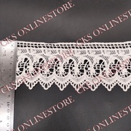 Crochet Lace 003F Premium Knit Lace/ 003F (PRICE PER ROLL)