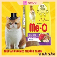 [2KG]Combo 3 bịch thức ăn Me-O vị hải sản cho mèo trưởng thành cao cấp chính hãng