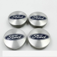 Cái/bộ 4 Cái Nắp Trục Giữa Bánh Xe Màu Bạc 54Mm Cho Ford Fiesta Focus 2 Mk3 3 4 Mk8 Mondeo Ecosport 