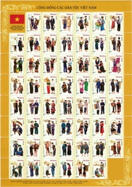 Bộ Tem 54 dân tộc Việt Nam - bộ tem bưu chính lớn nhất Việt Nam