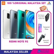 [ READY STOCK ] Original XIAOMI Redmi Note 9s 6GB + 128GB Qualcomm SM7125 Snapdragon 720G (8 nm) MALAYSIA SET