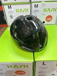 『小蔡單車』新款 義大利 KASK UTOPIA 亮黑白字 安全帽/空力帽 公路車/空力車/三鐵車/自行車