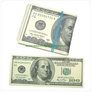 Home Free Shipping 1Piece 100 Dollar Bill Money Wallet Man Wallet New Fashion Men Card &amp;amp  ID Hold
