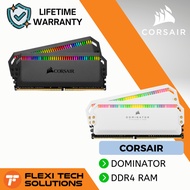 Flexi Tech CORSAIR Dominator Platinum RGB DDR4 Black 32GB 3200MHz RAM